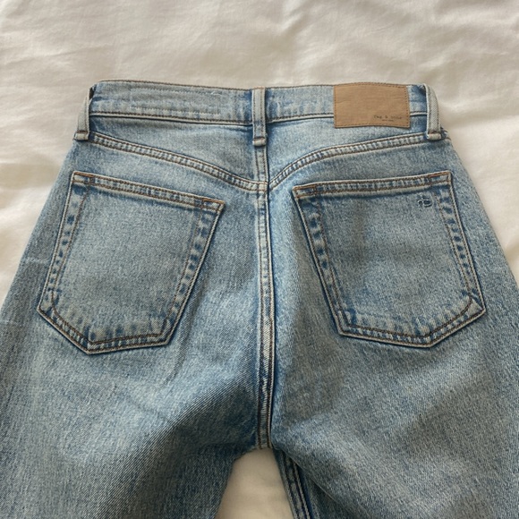 Rag & Bone Harlow Mid Rise Straight leg leans - Picture 4 of 8